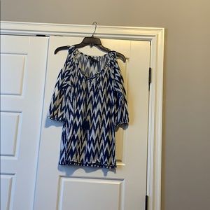 Cold shoulder blouse